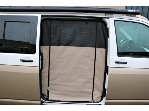 Volkswagen Transporter 2.0 tdi 150pk Autom 4 Plazas para dormir Cruise Climatic Nuevo interior asiento de pasajero giratorio mosquitera foto: 4