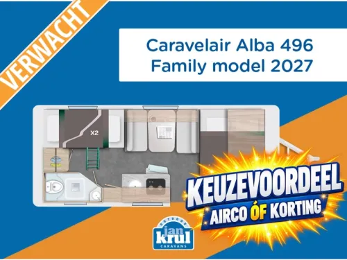 Caravelair Alba Family 496 TEMPORARY FAIR PROMOTION