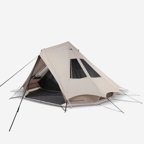 Quechua - Camping tipi for five people tepee 5.2 polycotton two sleeping areas