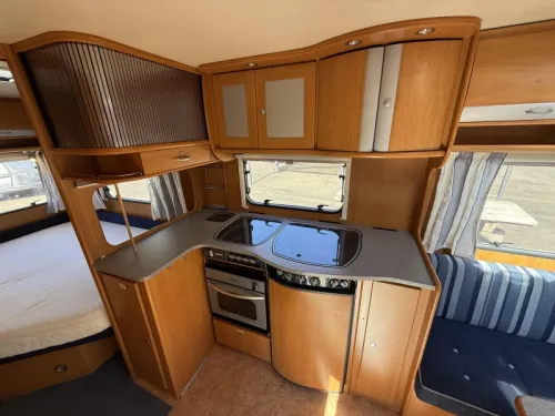 Dethleffs Lifestyle 500 DB Franz&ouml;sisches Bett Rundsitzgruppe Zelt Top Foto: 21