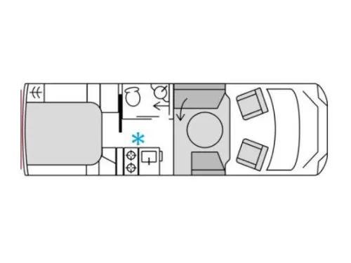 B&uuml;rstner Signature SFT 7.5 QUEEN BED+POP-TOP ROOF AUTOMATIC photo: 18