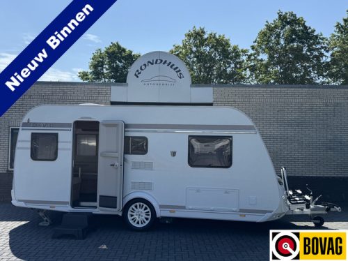 Tabbert Da Vinci 460E SINGLE BEDS **Mover/Bag awning/Bike rack/Duo-Control/Underfloor heating/Complete/Very neat caravan**