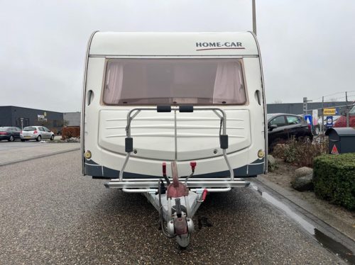 HOME-CAR Racer 45 Spirit | French bed | Dinette | Front bicycle rack | Heater | Refrigerator | Toilet and sink photo: 1