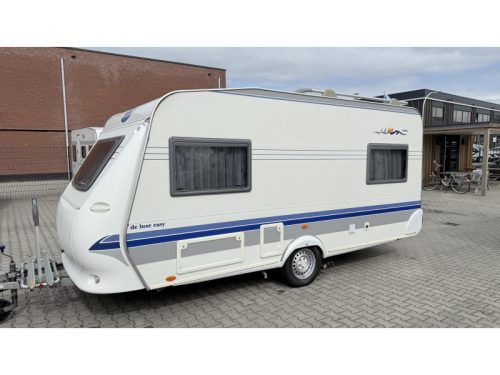 Hobby De luxe Easy 450 UF Querbett Rundsitzgruppe Toilette Foto: 13