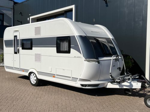 Hobby De Luxe 490 KMF awning bunk bed bicycle photo: 19