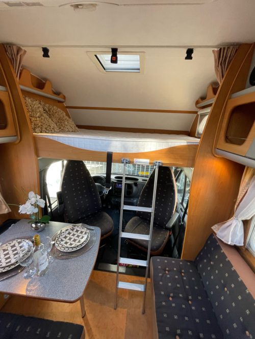Dethleffs Fortero 6785 Overcab+stable bed family Motorhome camera  photo: 6