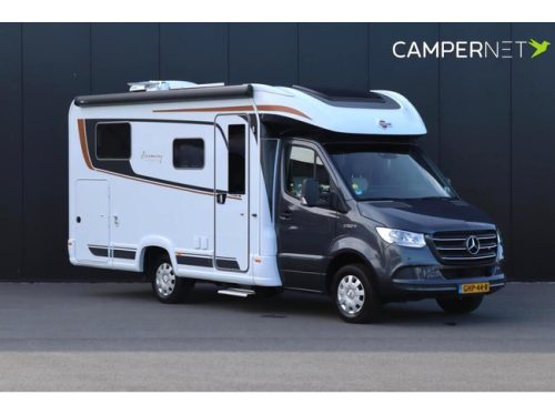 B&uuml;rstner Lyseo M Harmony Line 170hp Automatic | Single beds | Inverter | Roof air conditioning | Awning | Towing hitch | Bike rack | Bearlock | Solar