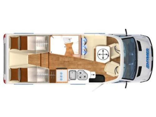 Hymer B-MC T 580 2 SINGLE BEDS+LEVEL SYSTEM photo: 20