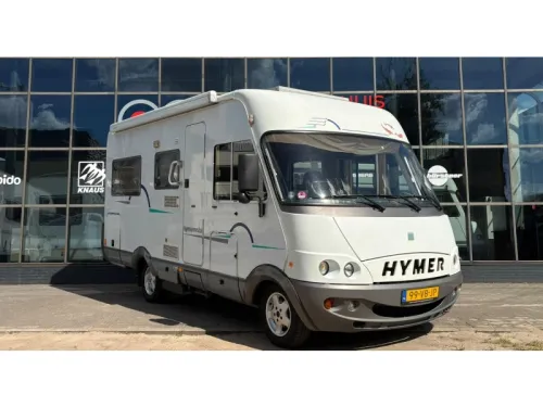 Hymer B 574 130PS, Festbett, Top-Aufteilung Foto: 2