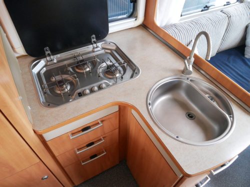 Hymer B654, Integrated Camper, French bed, Pull-down bed!! photo: 13