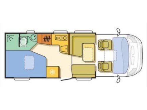 Adria Coral S 650 SF Cama francesa foto: 22