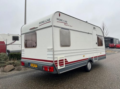 HOME-CAR Racer 45 Spirit | French bed | Dinette | Front bicycle rack | Heater | Refrigerator | Toilet and sink photo: 4