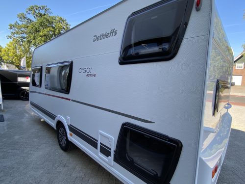Dethleffs C'go Active 495 QSK bunk bed with 3 beds! photo: 3