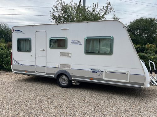 Caravelair 450 Ambiance Style Einzelbetten, Rundsitzgruppe, Rangierhilfe, leicht