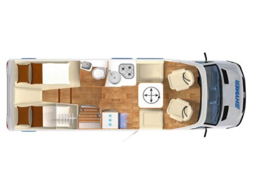 Hymer Tramp S 685 LEVELSYSTEEM-FACE TO FACE Foto: 15