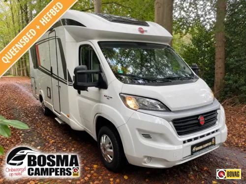 B&uuml;rstner Lyseo 734 TD Cama de matrimonio Techo elevable 61000 km