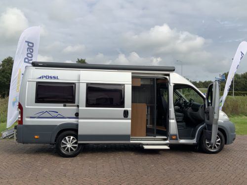 P&ouml;ssl  640  160 PS  Kastenwagen , Einzelbetten, Motor-Klimaanlage, Fahrradtr&auml;ger wegdrehbar f&uuml;r zwei E-Bikes  , Bj.2010 Marum Camper centrum on the road Foto: 1