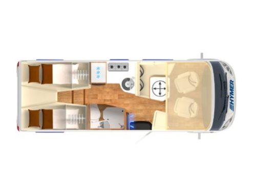 Hymer B-MC I 600 SINGLE BEDS + PULL-DOWN BED photo: 17