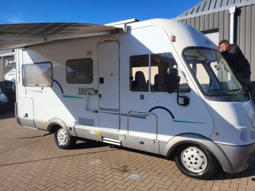 Fiat 2.8jtd HYMER 574 FRENCH BED POP-TOP ROOF 4 BERTH photo: 19