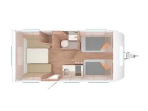 Weinsberg CaraLife 470 EU Einzelbetten / Dinette Foto: 8