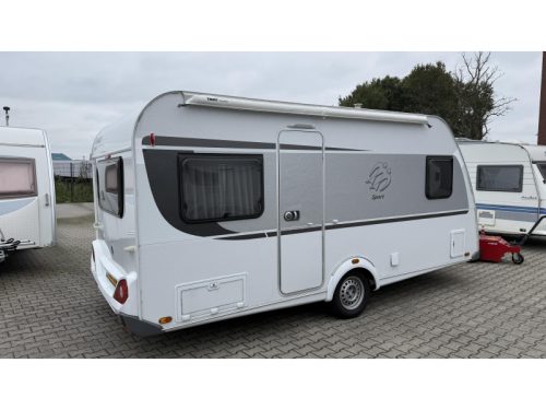 Knaus Sport 450 FU lit &agrave; la fran&ccedil;aise d&icirc;nette lit transversal toilette photo : 12