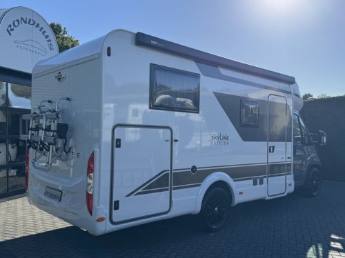 B&uuml;rstner Lyseo Time 690 G Skyline Edition 140 PS 8-Gang AUTOMAAT Euro6 Fiat Ducato **Einzelbetten/Thule V16 Lift Fahrradtr&auml;ger/Satellit Foto: 4