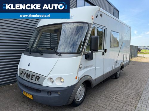 Fiat B 504 Hymer AUTOMAAT 113.851km Airco Cruise ctrl TOP GEPFLEGT 128PS Sehr guter Zustand Foto: 3