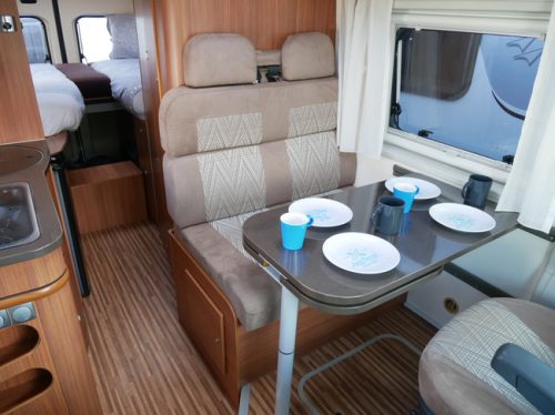 Adria Twin 640 SL, L&auml;ngsbetten, Maxi Chassis, Construct Schloss Foto: 9
