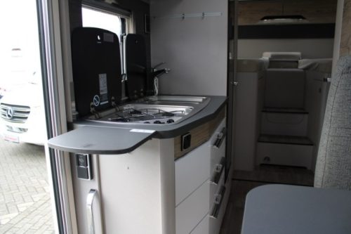 Int&eacute;gral l&eacute;ger jeune Hymer Exsis I 580 Pure 9G Tronic AUTOMATIQUE lits jumeaux (58 photo: 31