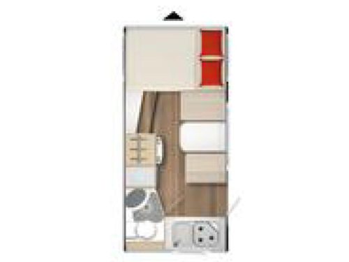 B&uuml;rstner Premio Life 425 TS Transverse bed AWNING MOVER photo: 12