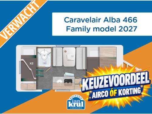 Caravelair Alba Family 466 TEMPORARY FAIR PROMOTION