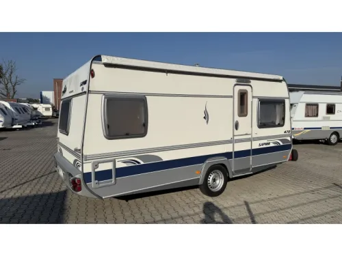 Fendt Saphir 470 TF French bed dinette toilet photo: 12