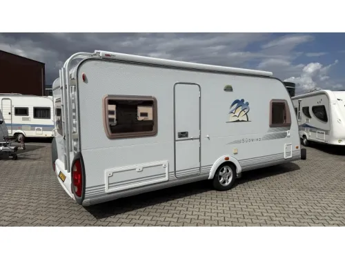 Knaus Sudwind 500 FU frans bed rondzit toilet  foto: 13