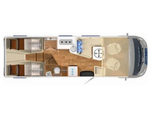 Hymer BML-I 780 PAS DE TOIT RELEVABLE+SUSPENSION PNEUMATIQUE ! photo : 23