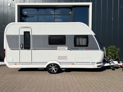 Hobby De Luxe Edition Silver 440 SF Mover, Bicycle rack, Awning  photo: 3