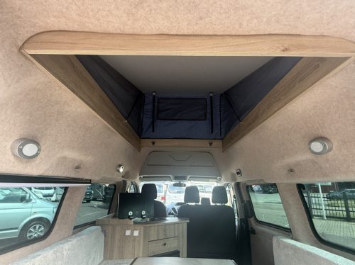 Ford transit van conversion professionally converted pop-top roof air conditioning cruise control 2 berths awning thule towbar apk until 30-09-2027 photo: 17