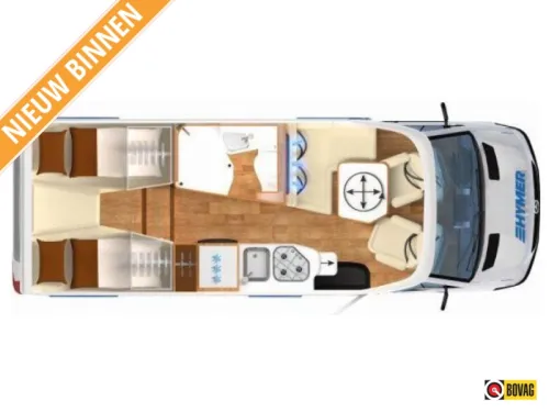 Hymer B-MC T 580 2 EINZELBETTEN-1. BESITZ Foto: 0