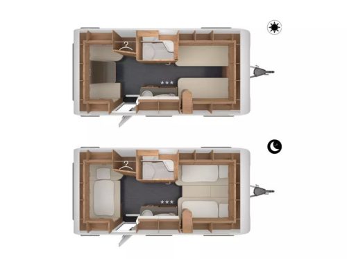 Tabbert Da Vinci 460E EINZELBETTEN **Mover/Sackmarkise/Fahrradtr&auml;ger/Duo-Control/Fu&szlig;bodenheizung/Komplett/Sehr gepflegter Wohnwagen** Foto: 4
