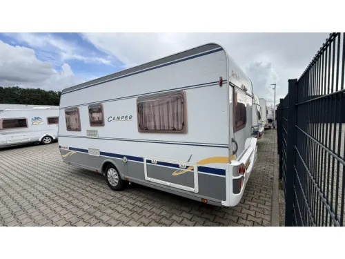 Dethleffs Camper 450 DB frans bed rondzit toilet  foto: 11