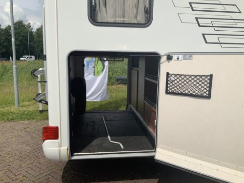 Hymer Exsis-I 674 EX 2.3 MultiJet 160 HP, A-class, Motor air conditioning, 2 Single beds, Pop-top roof bed, Garage, Towing hitch, etc, etc. Camper centrum on the road photo: 38