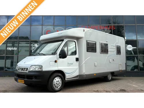 Hymer Tramp 655 Airco,Topindeling,Festbett