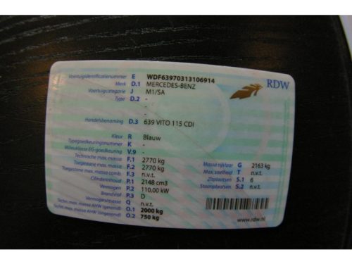 Mercedes-Benz Vito Wegens inruil verkregen.  foto: 10