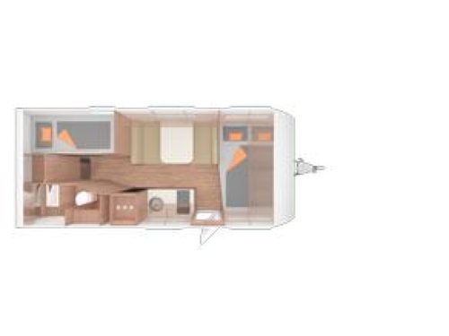 Weinsberg CaraLife 500 QDK Etagenbett / Querbett Foto: 1