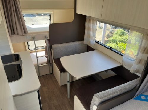 Caravelair Antares 476 Family Litera | Portabicicletas | Avance | TV | Cama francesa | Asiento de tren | Mosquitera foto: 12