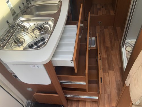 Hymer Exsis-I 674 EX 2.3 MultiJet 160 HP, A-class, Motor-airco, 2 Single beds, Pop-top roof bed, Garage, Towing hitch, etc, etc. Camper centrum on the road photo: 16