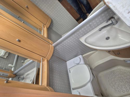 B&uuml;rstner 480 TK Etagenbett, Rundsitzgruppe, Rangierhilfe + Vorzelt 2. Bes. Foto: 14