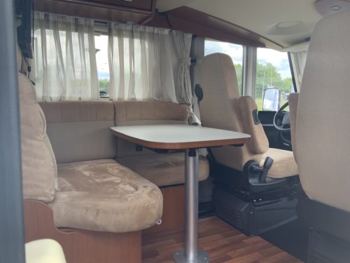 Hymer Exsis-I 674 EX 2.3 MultiJet 160 HP, A-class, Motor-airco, 2 Single beds, Pop-top roof bed, Garage, Towing hitch, etc, etc. Camper centrum on the road photo: 20