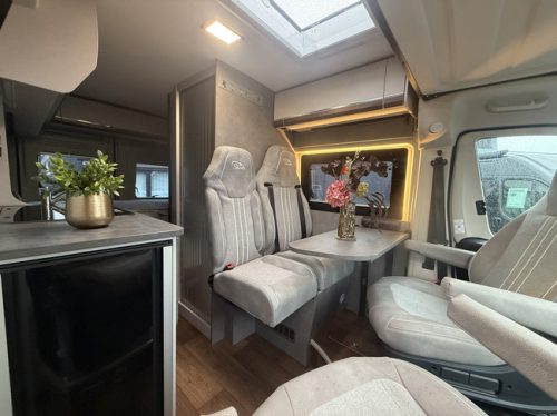 P&ouml;ssl Summit Shine 540 Euro 6 cama transversal toldo climate ctr cruise ctr portabicicletas extensible mosquitera plisada Remis foto: 13