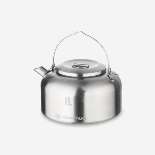 Quechua - Water kettle for camping mh500 stainless steel
