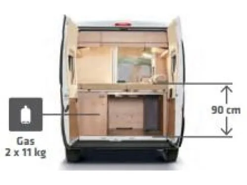 Malibu Diversity GT Skyview 600 DB K Cama transversal foto: 11
